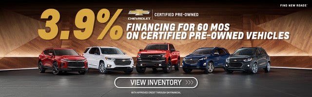 3.9% financing on certified pre-owned 