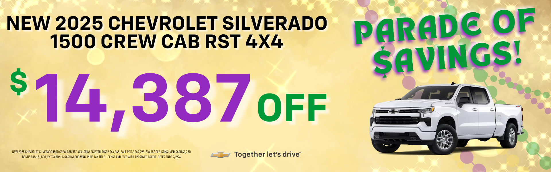 New 2025 Chevrolet Silverado 1500 Crew Cab RST 4x4