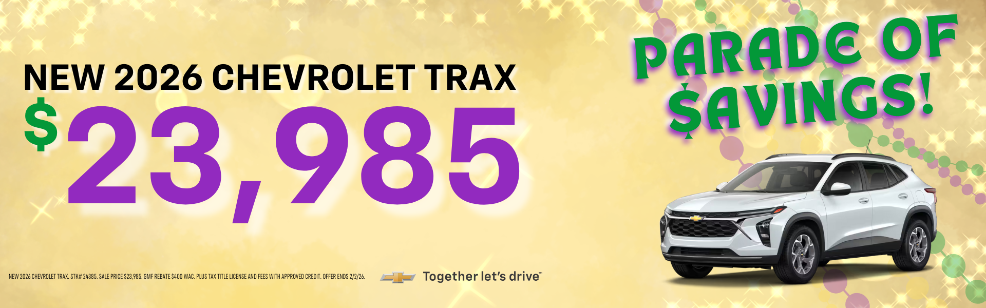 New 2026 Chevrolet Trax