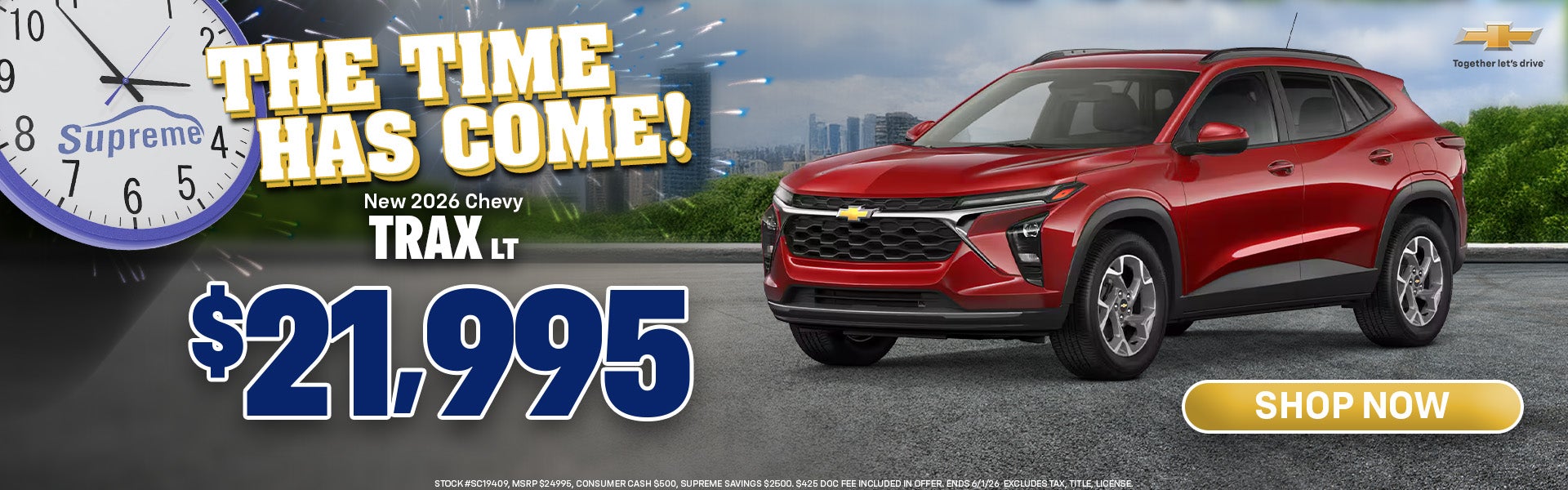 New 2026 Chevy  TRAX LT