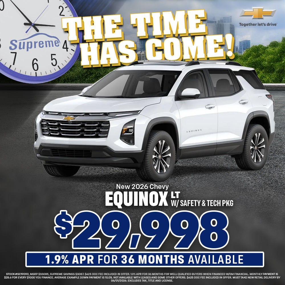 New 2026 Chevy EQUINOX LT
