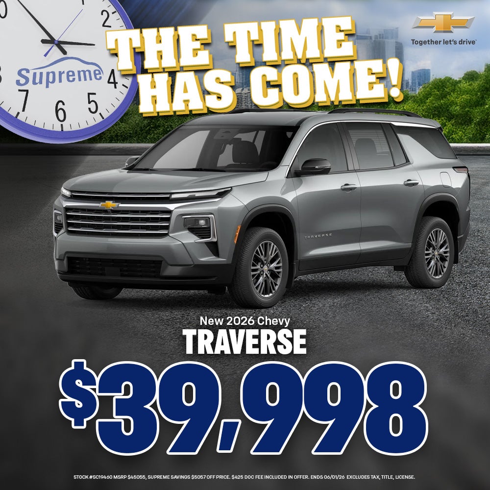 New 2026 Chevy  TRAVERSE