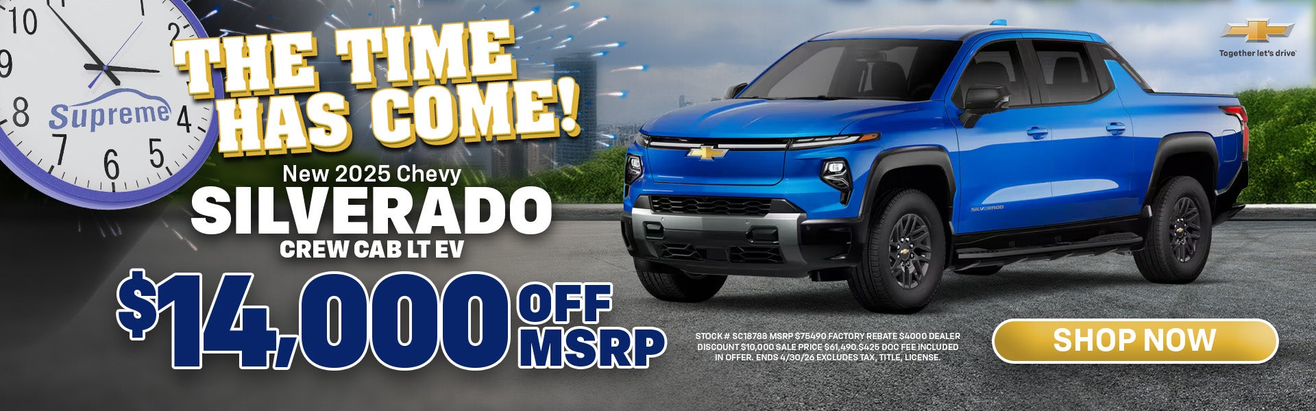 2025 Chevrolet Silverado LT EV offer