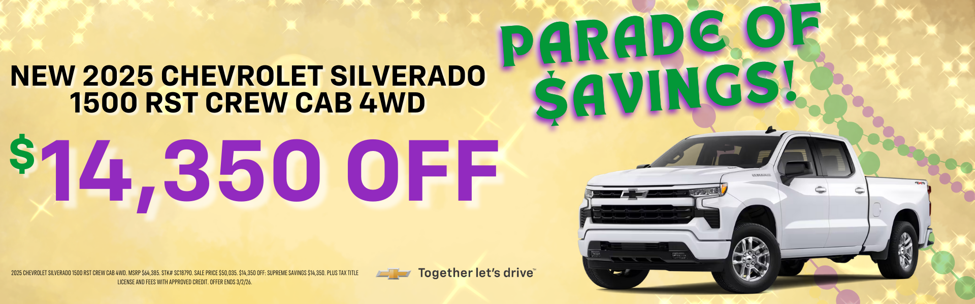 New 2025 Chevrolet Silverado 1500 RST Crew Cab 4WD