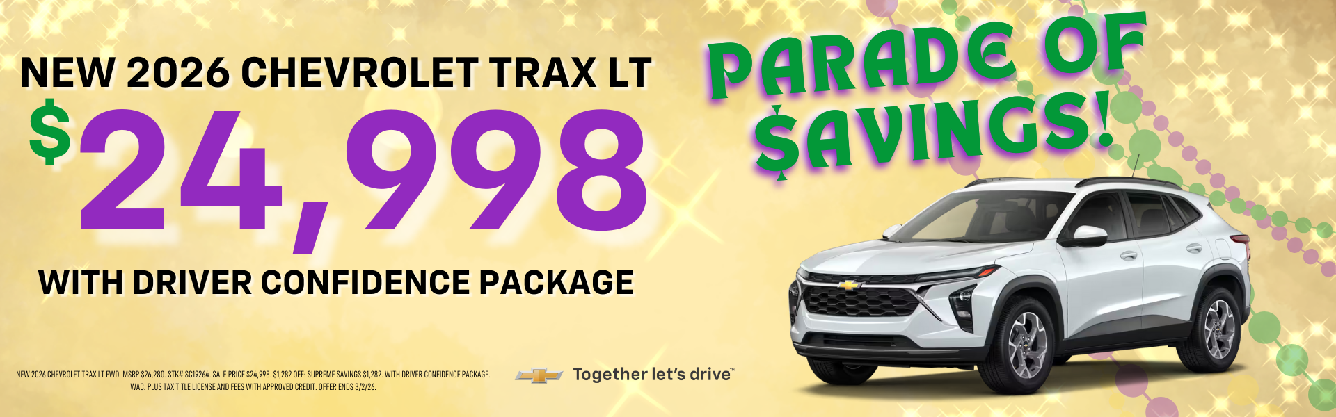 New 2026 Chevrolet Trax LT