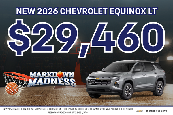 New 2026 Chevrolet Equinox LT