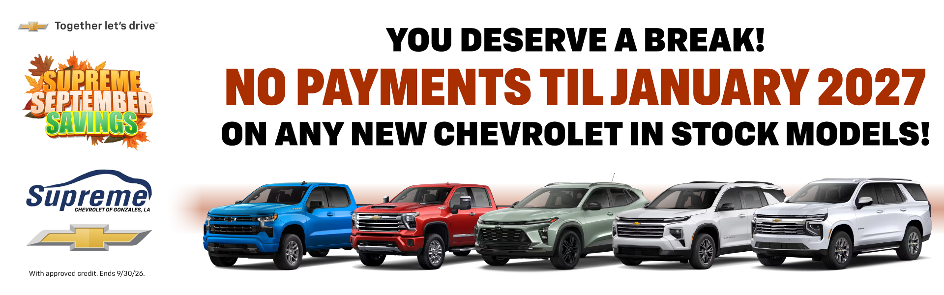 No Payments Til January 2027