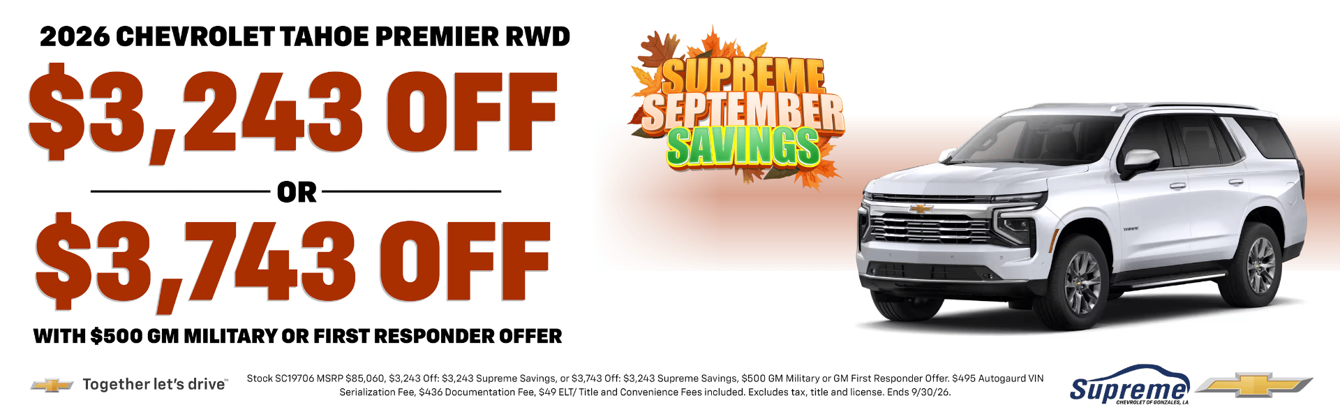 Tahoe Discount